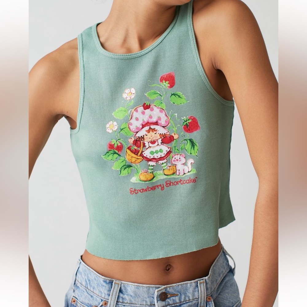 Urban Outfitters Strawberry Shortcake Tank Top